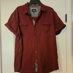 Airwalk Men's button up short cuffed sleeve shirt Size 3XL